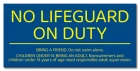 Oregon No Lifeguard On Duty Sign