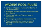 Oregon Wading Pool Rules Sign