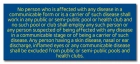 Prince William Communicable Disease Sign