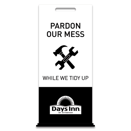 Renovation Free-Standing Floor Sign