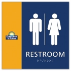 Restroom Sign w/Unisex Symbols