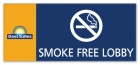 Smoke Free Lobby Sign