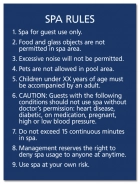 Spa Rules