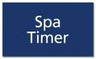 Spa Timer Sign