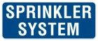 Sprinkler System Label