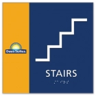 Stairs Sign w/Symbol