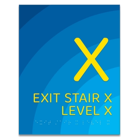 Stairway ID Sign - NYC Compliant