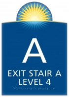 Stairway ID Sign - NYC Compliant