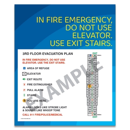 Standard Elevator Evacuation Plans - NYC Compliant