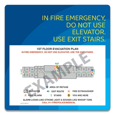 Standard Elevator Evacuation Plans - NYC Compliant