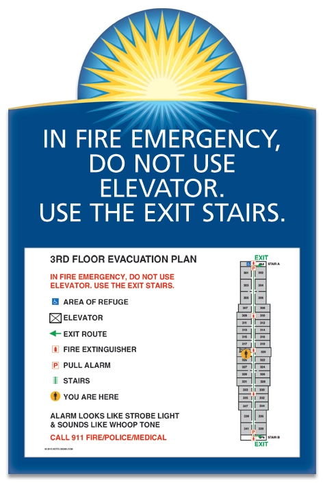 Standard Elevator Evacuation Plans - NYC Compliant