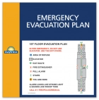Standard Entrance Evacuation Plans - California Compliant