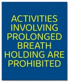 Wisconsin Breath Holding Pool Sign