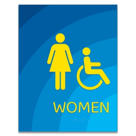 Women Sign w/Female & ISA Symbols