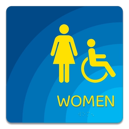 Women Sign w/Female & ISA Symbols