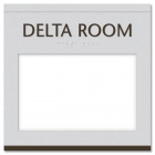 1-Line Meeting Room Sign w/Window