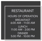 11-Line General Information Sign