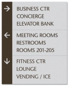 12-Line Directional Sign