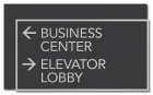 4-Line Directional Sign