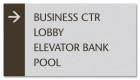 4-Line Directional Sign