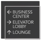 6-Line Directional Sign