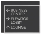 6-Line Directional Sign