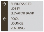 6-Line Directional Sign