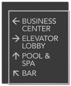 8-Line Directional Sign