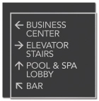 8-Line Directional Sign