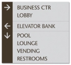 8-Line Directional Sign