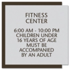 8-Line Guest Area Common Room Sign