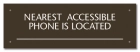 Accessible Phone Location Sign