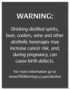 Alcohol Warning Sign: Pregnancy and Birth Defects