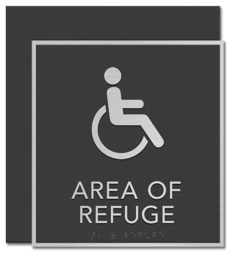Area of Refuge Sign - ISA Symbol