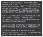 Automated External Defibrillator Sign