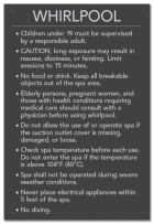 British Columbia Whirlpool Rules Sign