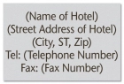 Business Center Info Sign