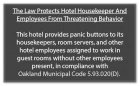 CA Housekeeper Protection Notice  - 3 Pack - Celtec