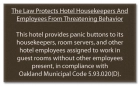 CA Housekeeper Protection Notice - 3 Pk - Acrylic
