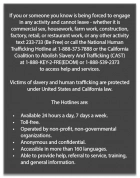 California Code - Human Trafficking Notice - English Version 