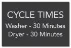 Cycle Times Sign