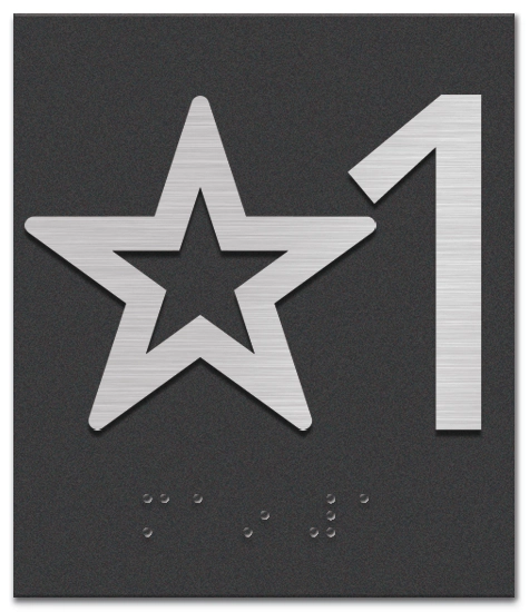 Elevator Door Jamb w/ Star