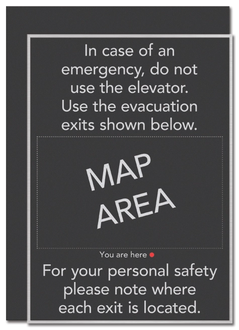 Elevator Evacuation Map - Evacuation Exits