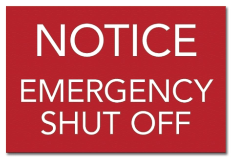 Fire Pit Notice Sign