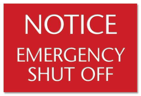 Fire Pit Notice Sign