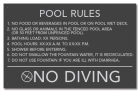 Florida Splash Pad Rules Signage