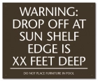 Florida Sun Shelf Warning Sign