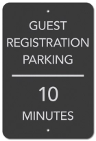 Guest Registration Parking w/ Time Limit