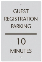Guest Registration Parking w/ Time Limit