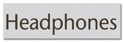 Headphones - Recycling Signs